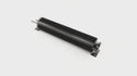 ALUMINUM UNIVERSAL 13' FINNED  RADIATOR OVERFLOW TANK - BLACK