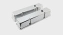 Polished Aluminum Tall Valve Covers – Fits 1958–1986 Chevy Small Block 283 / 305 / 327 / 350 / 400 – Smooth Top – 1.25" Push-In
