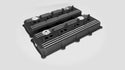 CFR Performance Compatible/Replacement Aluminum Mopar, Chrysler, Jeep, Ram Gen 3 Hellcat Conversion HEMI Rocker Arm Valve Covers 5.7L, 6.1L, 6.4L - powder coated black