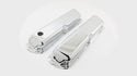 Steel Valve Covers Fits 1986–95 Ford 302 5.0L Fox‑Body Mustang – Smooth – 1 Hole & 1 No‑Hole – Chrome