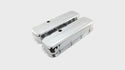 STEEL 1965-2000 CHEVY BB 502 TALL VALVE COVERS C.I.D 502 LOGO - CHROME