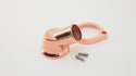 ALUMINUM CHEVY LS 30 DEGREE SWIVEL WATER NECK THERMOSTAT HOUSING - COPPER