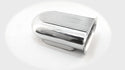 Single 4-Barrel Hilborn-Style Full Finned Polished Aluminum Scoop