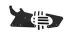 STEEL CHEVY LS ALTERNATOR- A-CAN STYLE POWER STEERING RELOCATION BRACKET KIT - BLACK