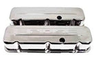 STEEL 1965-2000 CHEVY BB 502 TALL VALVE COVERS C.I.D 502 LOGO - BLACK CHROME