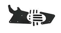 STEEL CHEVY LS ALTERNATOR- A-CAN STYLE POWER STEERING RELOCATION BRACKET KIT - BLACK