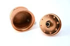 ALUMINUM BREATHER PCV VALVE SMOOTH - POWDER COATED MATTE COPPER