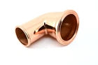 Aluminum Chevy 90 Degree Rotating Swivel Water Neck Thermostat Housing O-Ring - Copper