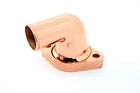 Aluminum Chevy 90 Degree Rotating Swivel Water Neck Thermostat Housing O-Ring - Copper