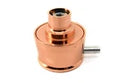 ALUMINUM BREATHER PCV VALVE SMOOTH - POWDER COATED MATTE COPPER