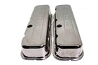 STEEL 1965-2000 CHEVY BB 502 TALL VALVE COVERS C.I.D 502 LOGO - BLACK CHROME