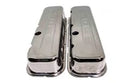 STEEL 1965-2000 CHEVY BB 502 TALL VALVE COVERS C.I.D 502 LOGO - BLACK CHROME