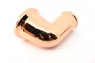 Aluminum Chevy 90 Degree Rotating Swivel Water Neck Thermostat Housing O-Ring - Copper