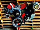 STEEL CHEVY LS ALTERNATOR- A-CAN STYLE POWER STEERING RELOCATION BRACKET KIT - BLACK