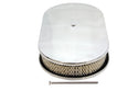 Aluminum 12" Oval Air Cleaner Kit – Polished Finish