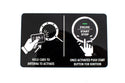 RFID CARD KEY RFID 125 KHz AMERICAN MUSCLE CAR MUSTANG/CAMARO/CHALLENGER