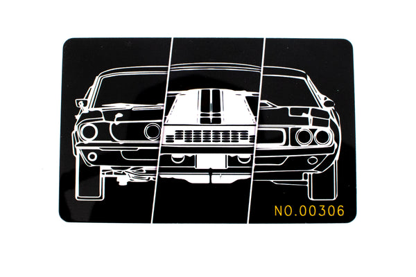 RFID CARD KEY RFID 125 KHz AMERICAN MUSCLE CAR MUSTANG/CAMARO/CHALLENGER
