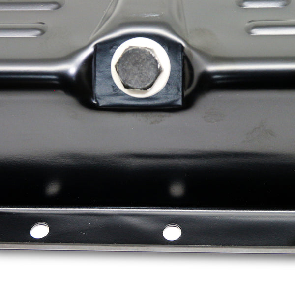 STEEL CHEVY/GM 4L80 4L80E 4L85E TRANSMISSION PAN DEEP - BLACK