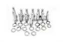 CFR Performance Oil Pan Bolts Kit SHC – 17-Piece Steel Bolt & Lock Washer Set – Chrome Finish