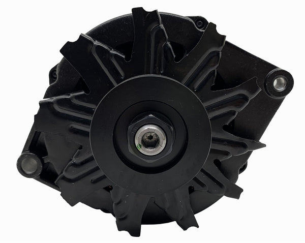 ALUMINUM BRAND NEW GM 10DN CASE STYLE 1961-1984 CHEVY-GM ALTERNATOR 100 AMP 1 WIRE INTERNAL - BLACK