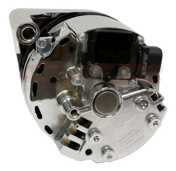 1985-93 FORD-MERCURY 75 AMP INTERNAL REGULATOR ALTERNATOR - CHROME