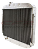 CFR 1955-57 CHEVY DIRECT FIT ALUMINUM RADIATOR - DIRECT REPLACEMENT - POLISHED