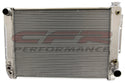 CFR 1967-69 CHEVY CAMARO DIRECT FIT ALUMINUM RADIATOR W-AT COOLER - DIRECT REPLACEMENT - POLISHED