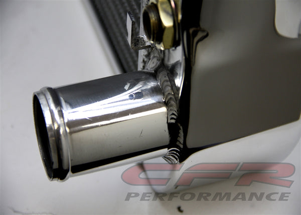 CFR 1967-69 CHEVY CAMARO DIRECT FIT ALUMINUM RADIATOR W-AT COOLER - DIRECT REPLACEMENT - POLISHED