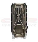 STEEL 1986-02 CHEVY SMALL BLOCK 283-305-327-350 STOCK CAPACITY OIL PAN - CHROME