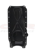 STEEL 1986-02 CHEVY SMALL BLOCK 283-305-327-350 STOCK CAPACITY OIL PAN - BLACK