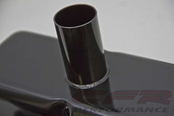 1958-86 CHEVY SMALL BLOCK 283-305-327-350-400 CIRCLE TRACK RACING STEEL VALVE COVERS - BLACK