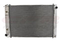 CFR 1979-93 FORD 5.0L 302 DIRECT FIT ALUMINUM RADIATOR W- AT COOLER - DIRECT REPLACEMENT-POLISHED