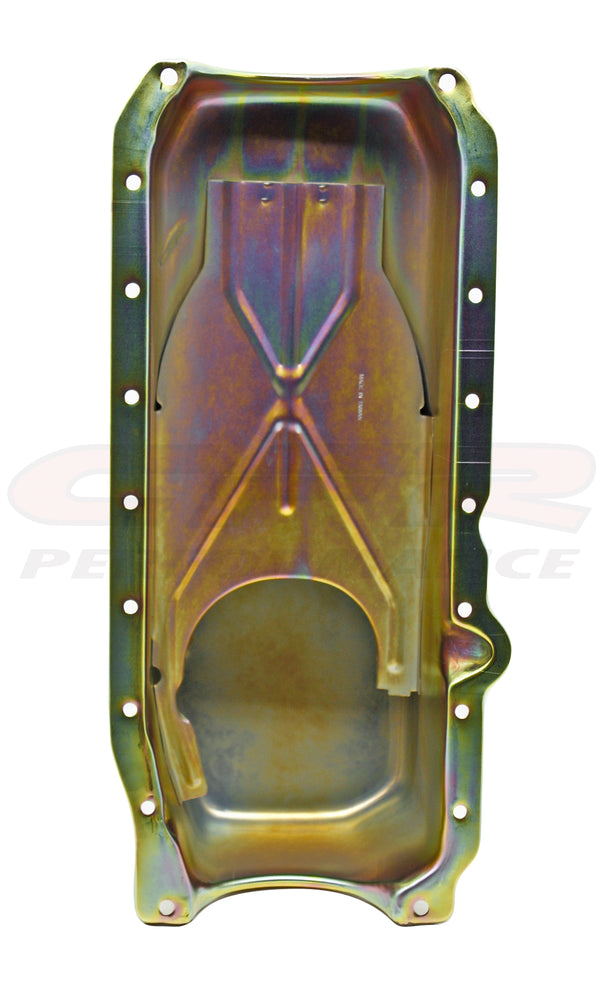 1986-02 CHEVY SMALL BLOCK 305-327-350 STOCK CAPACITY OIL PAN - ZINC